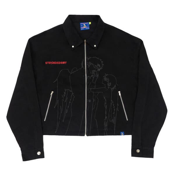 FACILITY STRXNDEDBOY - Dystopian Lovers Work Jacket - Black
